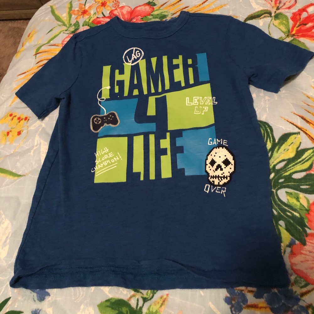 Boys Gap T-shirt size 6-7 - Gamer 4 Life